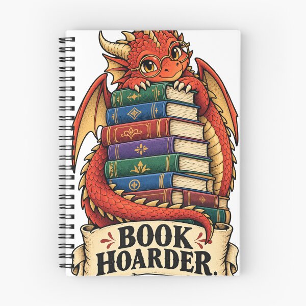 Item preview, Book Hoarder Dragon designed and sold by NorthbornSupply.