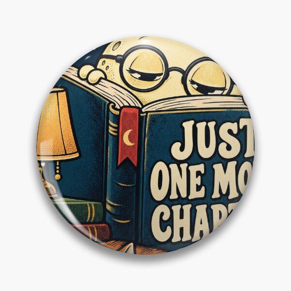 Item preview, Just One More Chapter Moon designed and sold by NorthbornSupply.