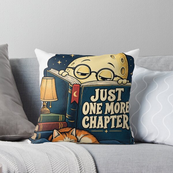 Item preview, Just One More Chapter Moon designed and sold by NorthbornSupply.