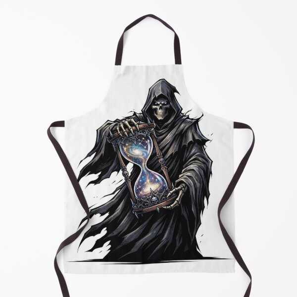 Item preview, Grim Reaper Holding Cosmic Hourglass Galaxy Artwork designed and sold by Rahat3344.