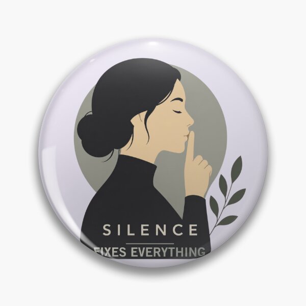 Item preview, Silence Fixes Everything designed and sold by fadilow.