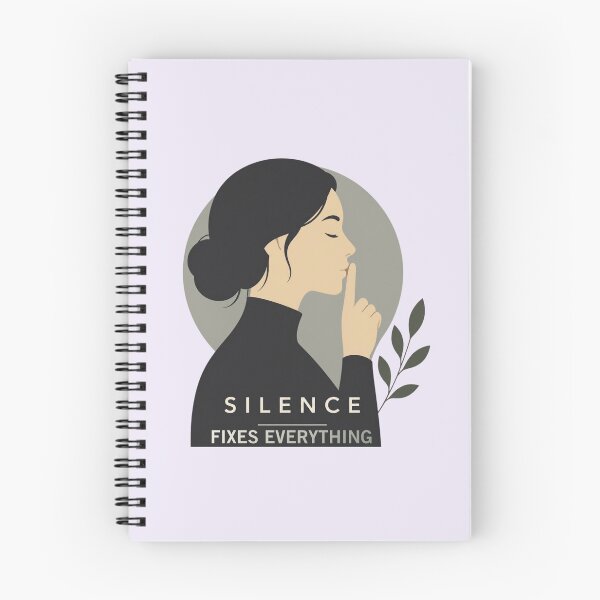 Item preview, Silence Fixes Everything designed and sold by fadilow.
