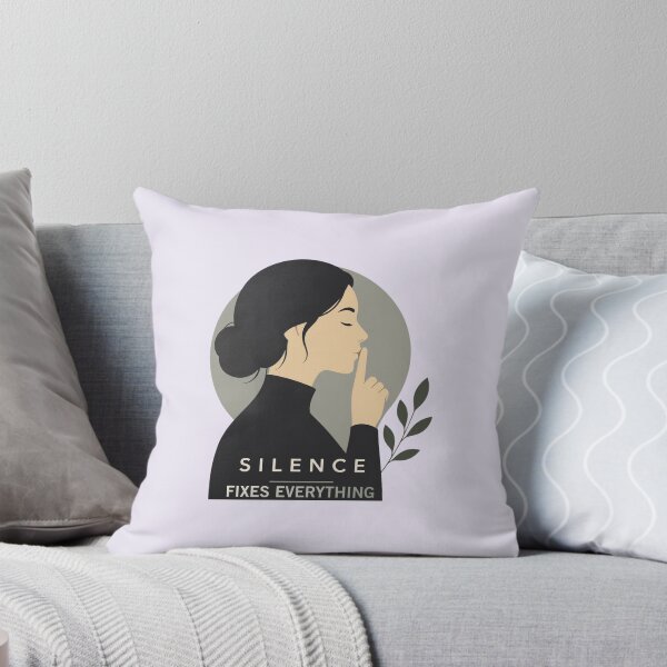 Item preview, Silence Fixes Everything designed and sold by fadilow.