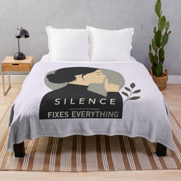 Item preview, Silence Fixes Everything designed and sold by fadilow.