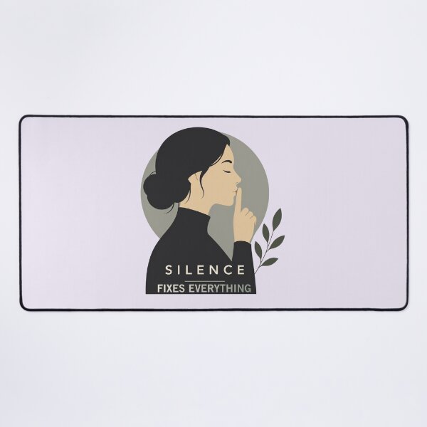 Item preview, Silence Fixes Everything designed and sold by fadilow.