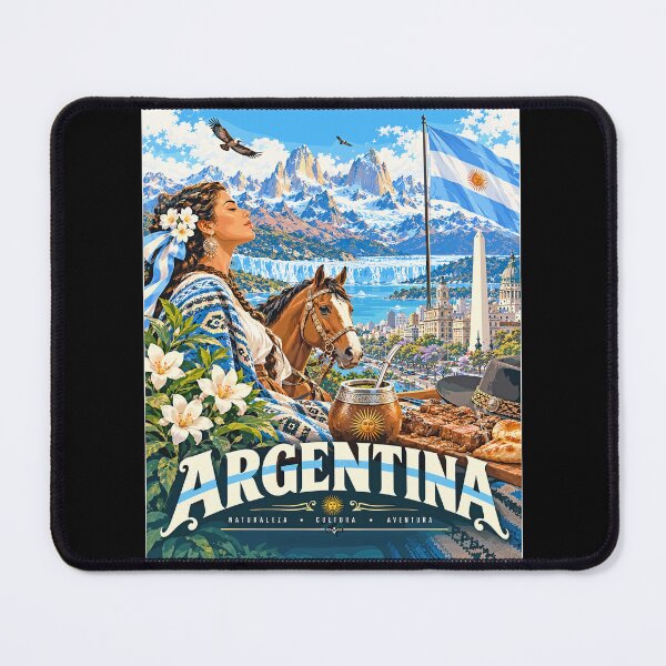 Item preview, Vintage Argentina Travel Poster | Buenos Aires designed and sold by EdwinkOne.