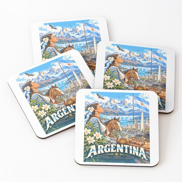 Item preview, Vintage Argentina Travel Poster | Buenos Aires designed and sold by EdwinkOne.
