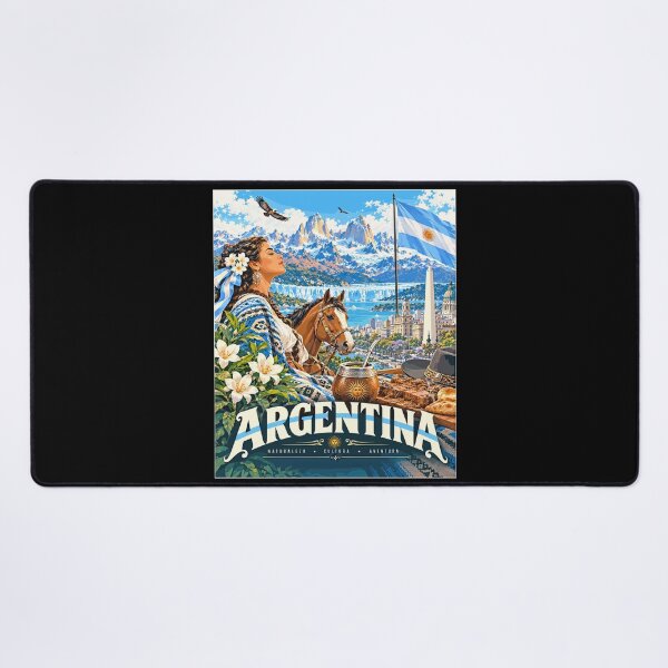 Item preview, Vintage Argentina Travel Poster | Buenos Aires designed and sold by EdwinkOne.