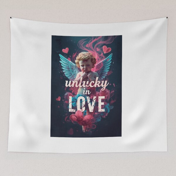 Item preview, Unlucky in Love Broken Cupid Sarcastic Anti Valentines Day Graphic designed and sold by FitEnvy.