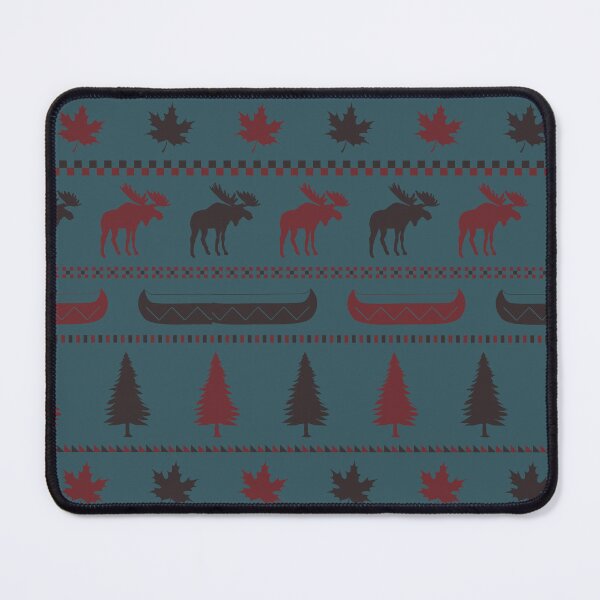 Item preview, Cabincore Moose Stripes in Pine + Brick + Bear Brown designed and sold by YesterdayColl.