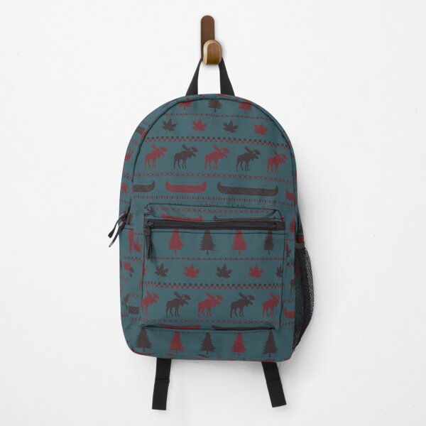 Item preview, Cabincore Moose Stripes in Pine + Brick + Bear Brown designed and sold by YesterdayColl.