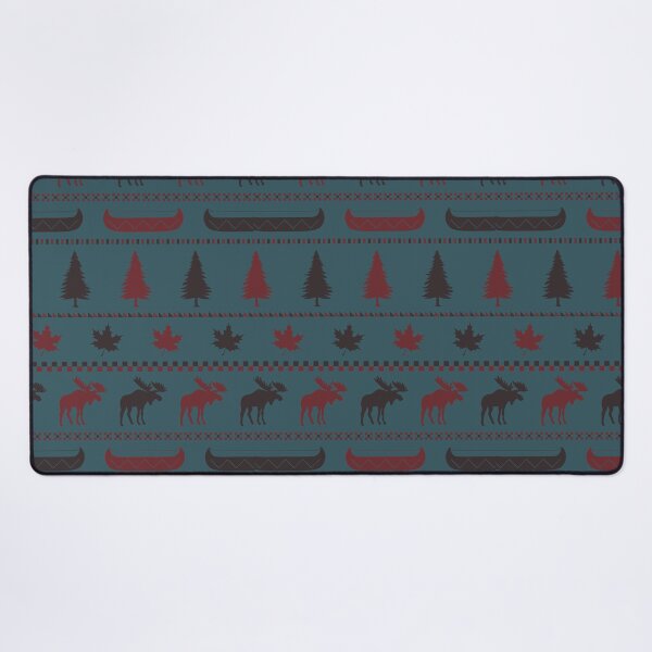 Item preview, Cabincore Moose Stripes in Pine + Brick + Bear Brown designed and sold by YesterdayColl.