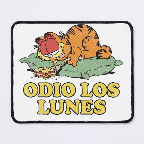 Item preview, Lazy cat eating pasta on a Monday designed and sold by PixelDegenerado.