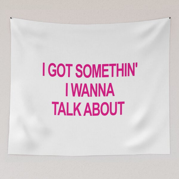 Item preview, I Got Somethin' I Wanna Talk About designed and sold by SNArtAnimShop.