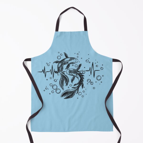 Item preview, "Yin-Yang with Koi Carp" Hoodie: Japanese carp, waves, Zen tattoo-style design. designed and sold by ArtbySvetik.