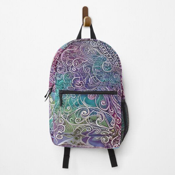 Item preview, Abstract curves and swirls in purple and blue designed and sold by artedamensagem.
