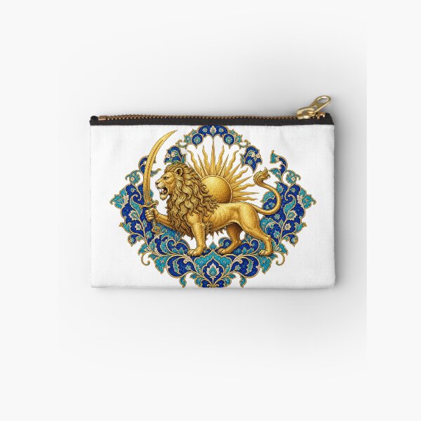 Item preview, Persian Lion and Sun Medallion – Shir o Khorshid Iranian Heritage Design designed and sold by My Joyful Charm Store.