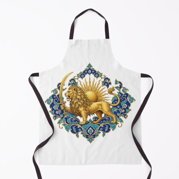 Item preview, Persian Lion and Sun Medallion – Shir o Khorshid Iranian Heritage Design designed and sold by My Joyful Charm Store.
