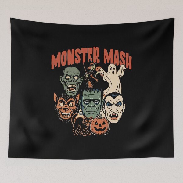 Item preview, Monster Mash Classic Halloween Monsters Retro designed and sold by Krasnovaovaova.