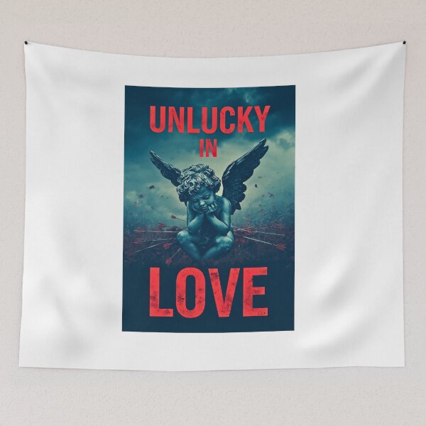 Item preview,  Unlucky in Love Broken Cupid Sarcastic Anti Valentines Day  designed and sold by FitEnvy.