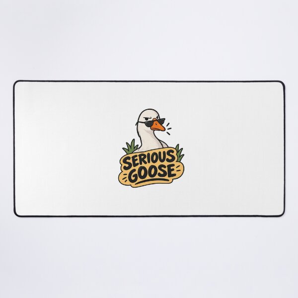 Item preview, Serious Goose Funny Bird Quote designed and sold by SimsimahLaughs.