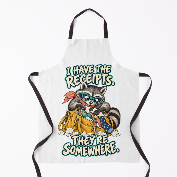 Item preview, I Have the Receipts Raccoon designed and sold by MaBaker202.