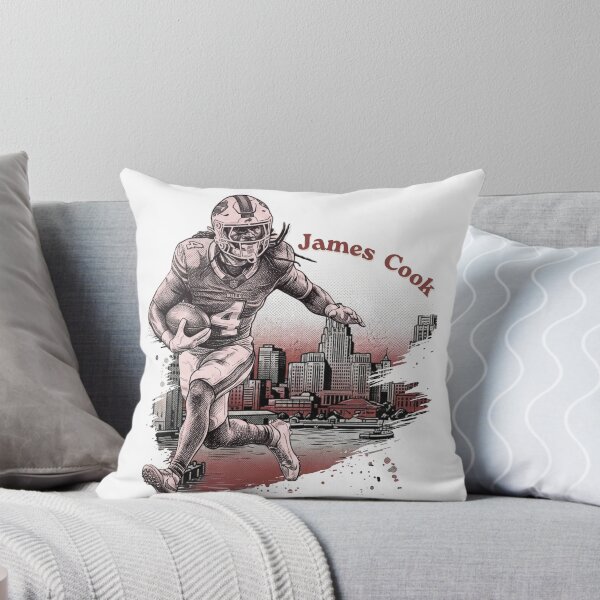 Item preview, James Cook Buffalo Football Vintage Skyline Graphic designed and sold by Thogan0416.