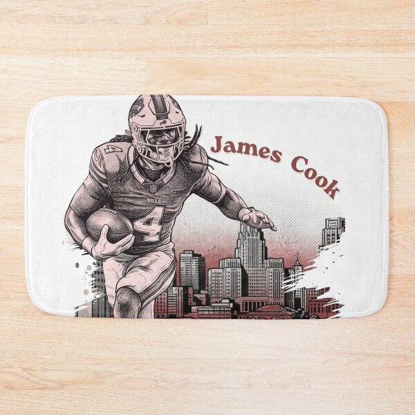 Item preview, James Cook Buffalo Football Vintage Skyline Graphic designed and sold by Thogan0416.