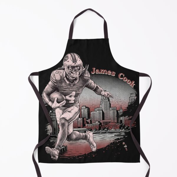 Item preview, James Cook Buffalo Football Vintage Skyline Graphic designed and sold by Thogan0416.