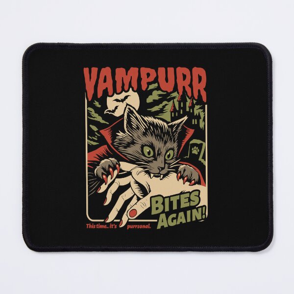 Item preview, Vampurr Vampire Cat Vintage Horror Comic Halloween designed and sold by Krasnovaovaova.