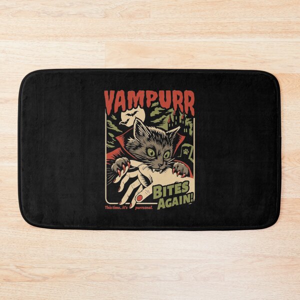 Item preview, Vampurr Vampire Cat Vintage Horror Comic Halloween designed and sold by Krasnovaovaova.
