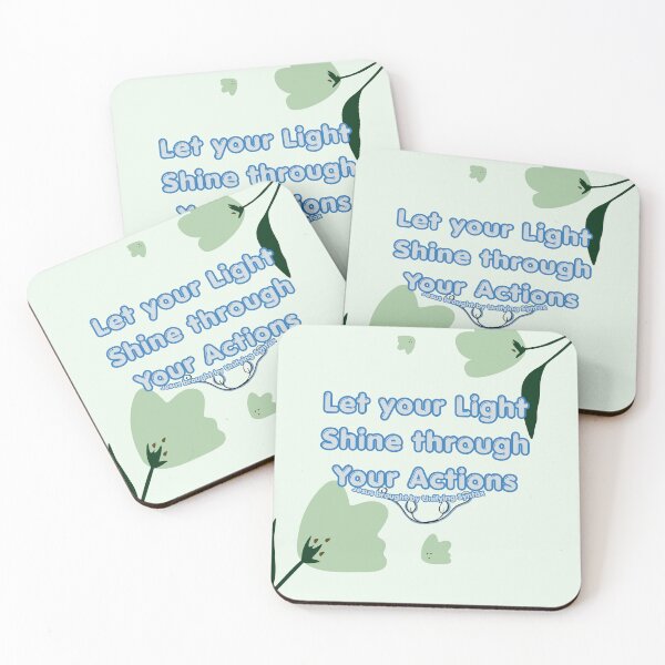 Item preview, Your Light Shine Through Your Actions - Inspiring Minimalism Products designed and sold by UnifyingSyntax.