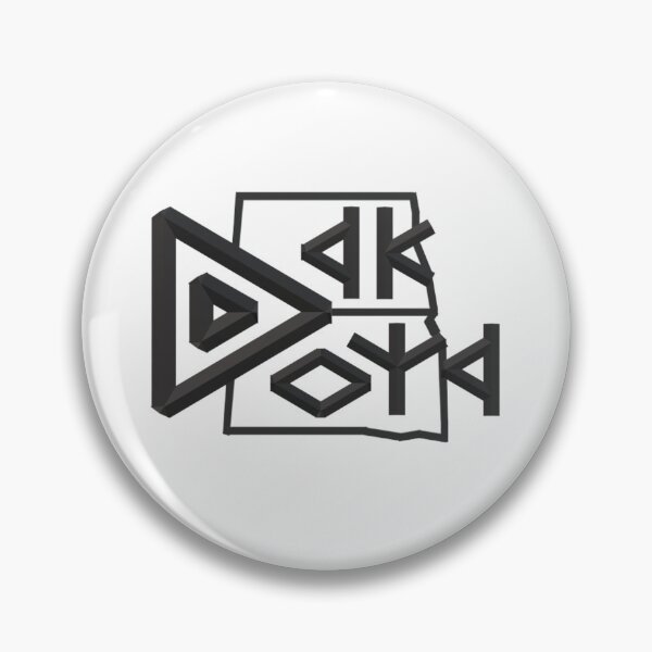 Item preview, Dakotakoin Dakota Logo Complete Noir designed and sold by dakotakoin.