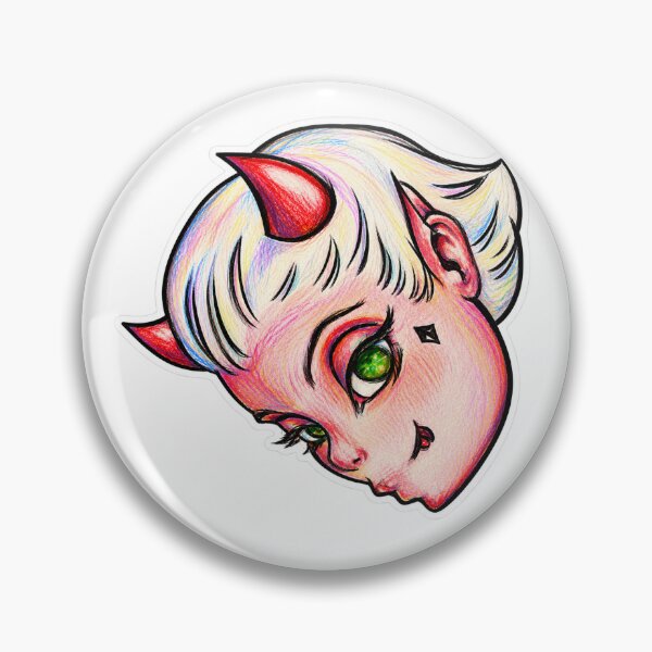 Item preview, Devil girl sticker  designed and sold by Doug Paints.