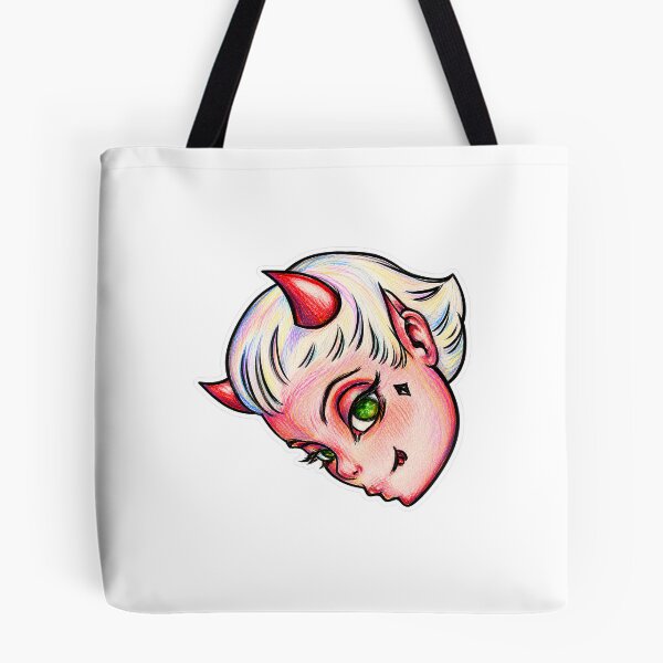 Item preview, Devil girl sticker  designed and sold by Doug Paints.