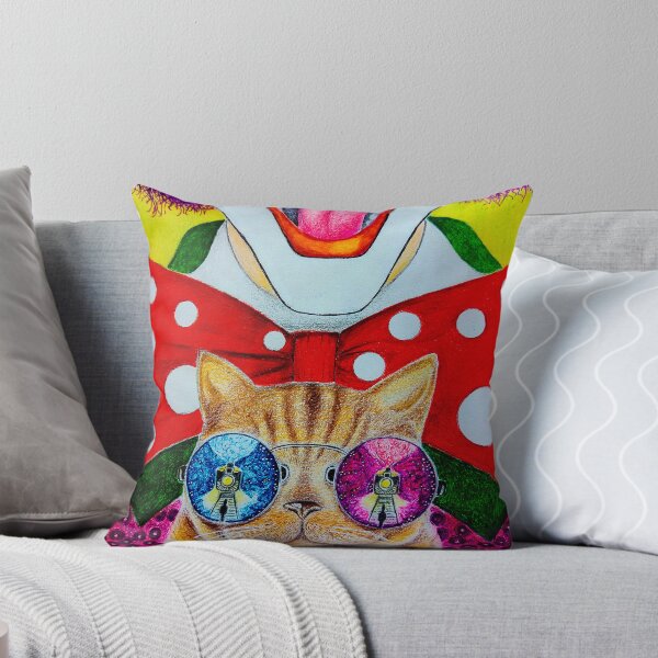 Item preview, The Cosmic Clown Cat designed and sold by shartistsh.
