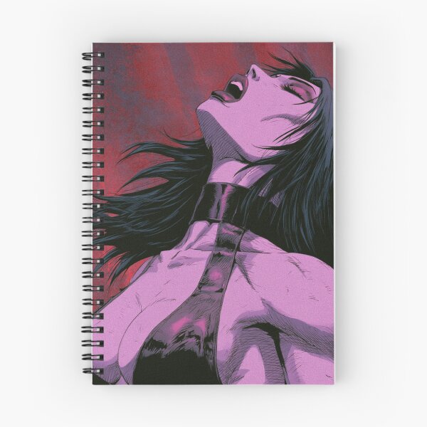 Item preview, Muscular Anime Goth - Low Angle Head Back Red Backdrop Art designed and sold by AxeWave.