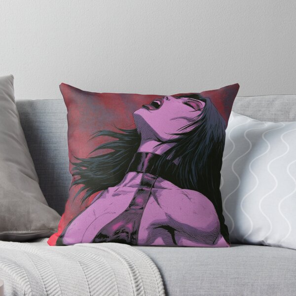 Item preview, Muscular Anime Goth - Low Angle Head Back Red Backdrop Art designed and sold by AxeWave.