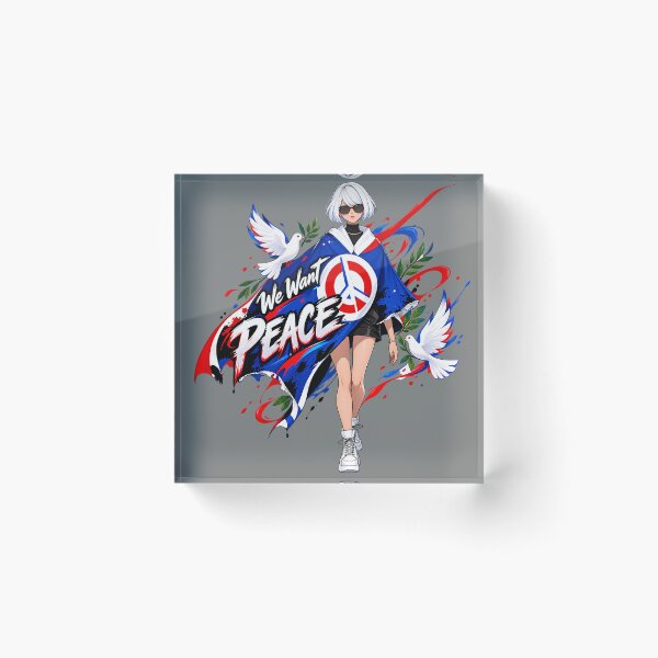 Item preview, We Want Peace – Peace Dove & Unity Art designed and sold by IMuDesigner.