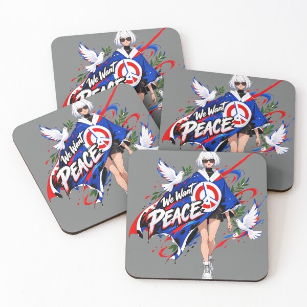 Item preview, We Want Peace – Peace Dove & Unity Art designed and sold by IMuDesigner.