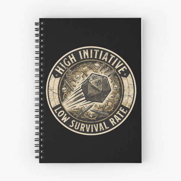 Item preview, High Initiative Low Survival Rate D&D RPG Gamer designed and sold by StreetNovaInk.