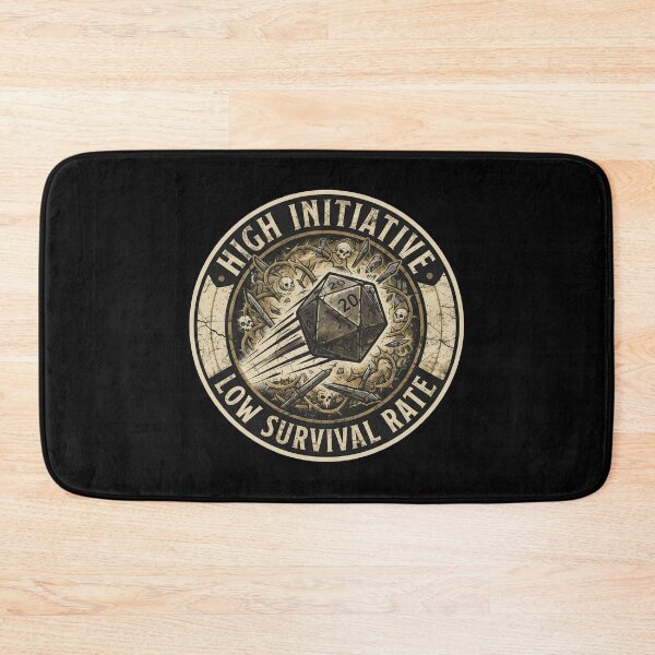 Item preview, High Initiative Low Survival Rate D&D RPG Gamer designed and sold by StreetNovaInk.