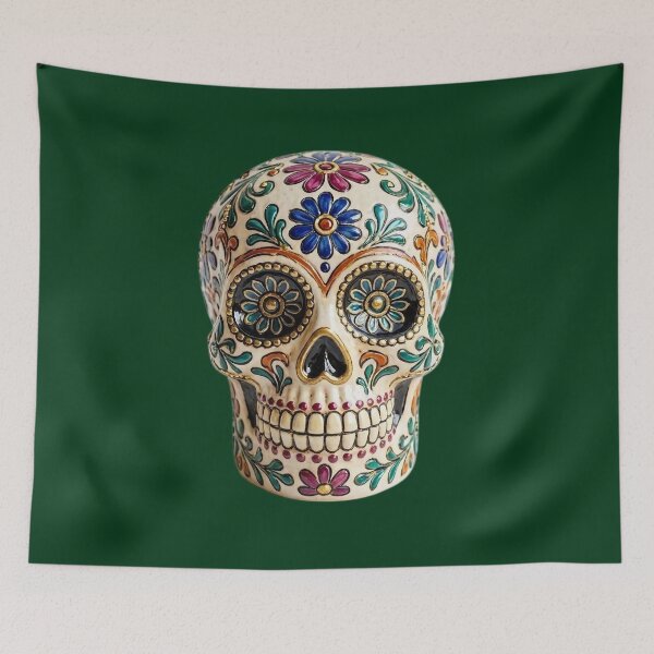 Item preview, Colorful Sugar Skull designed and sold by SweetLilith.