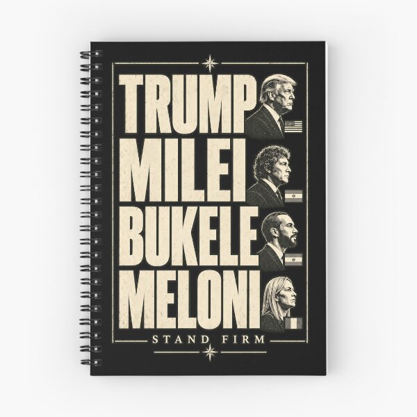 Item preview, Stand Firm - Trump, Milei, Bukele, Meloni designed and sold by MadcapPrints.