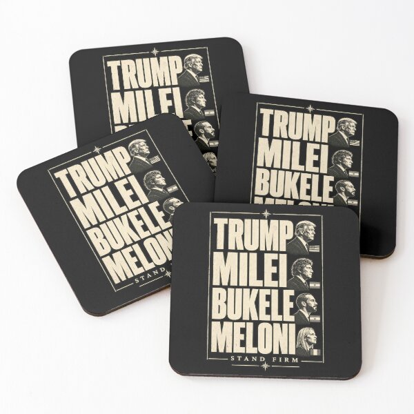 Item preview, Stand Firm - Trump, Milei, Bukele, Meloni designed and sold by MadcapPrints.
