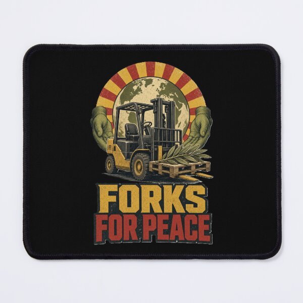Item preview, Forks for Peace Forklift Operator designed and sold by RetroNibylander.