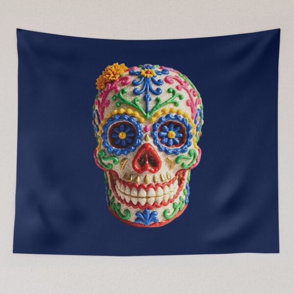 Item preview, Colorful Sugar Skull designed and sold by SweetLilith.