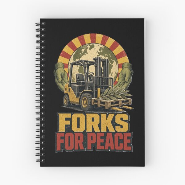 Artikelvorschau, Gabelstaplerfahrer bei Forks for Peace entworfen und verkauft von RetroNibylander.