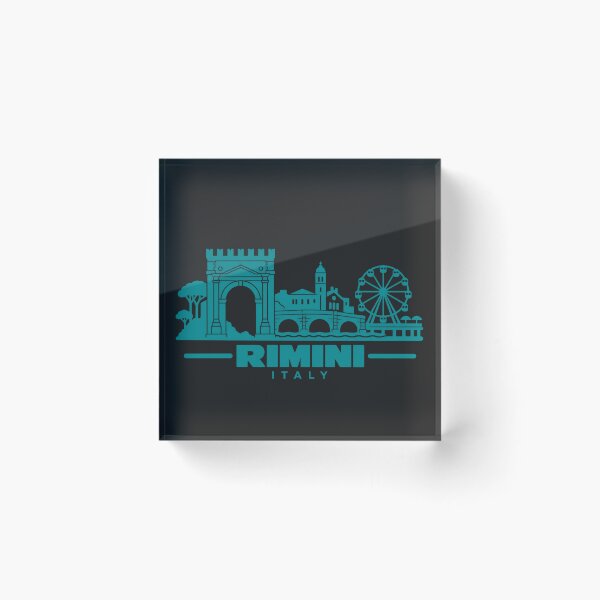 Item preview, Rimini Italy Line Art Coastline Poster designed and sold by CMYKStudio.