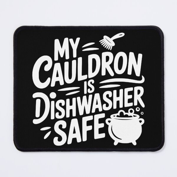 Item preview, My Cauldron Is Dishwasher Safe designed and sold by theartfulaspie.